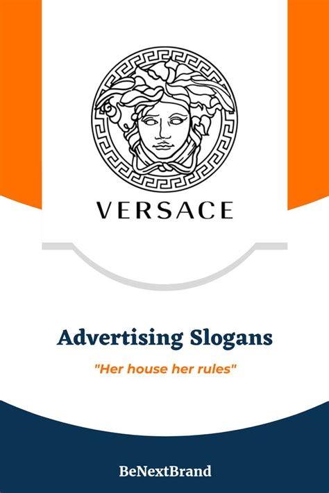 versace brand slogans.